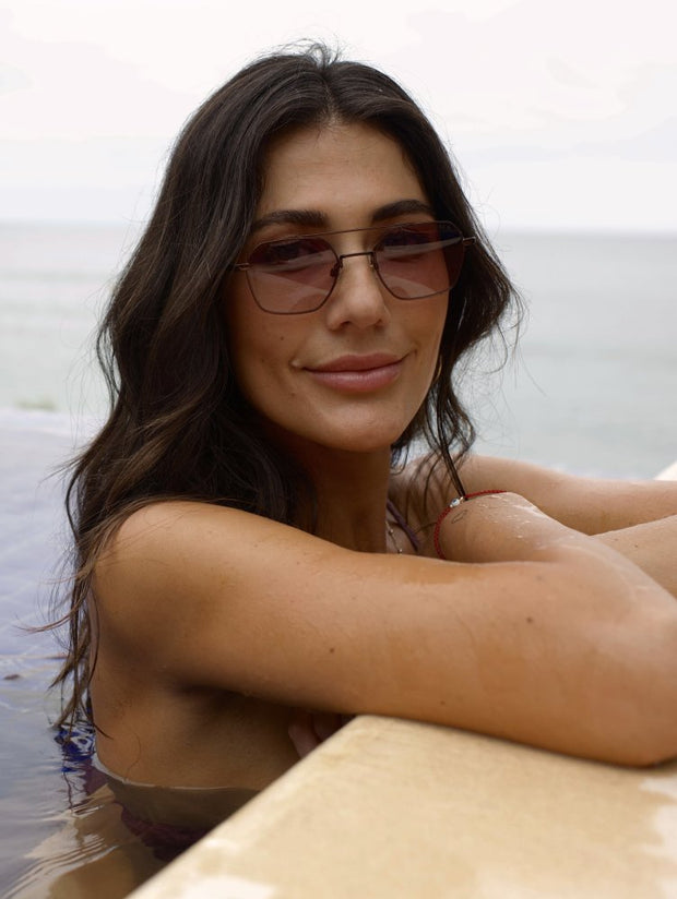 Sara sunglasses - White - Women - Gina Tricot